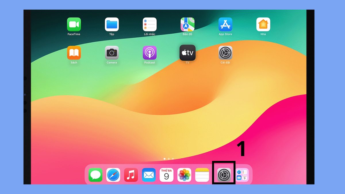 Khắc phục iPad mất tiếng bằng cách kiểm tra âm thanh trong cài đặt - bước 1