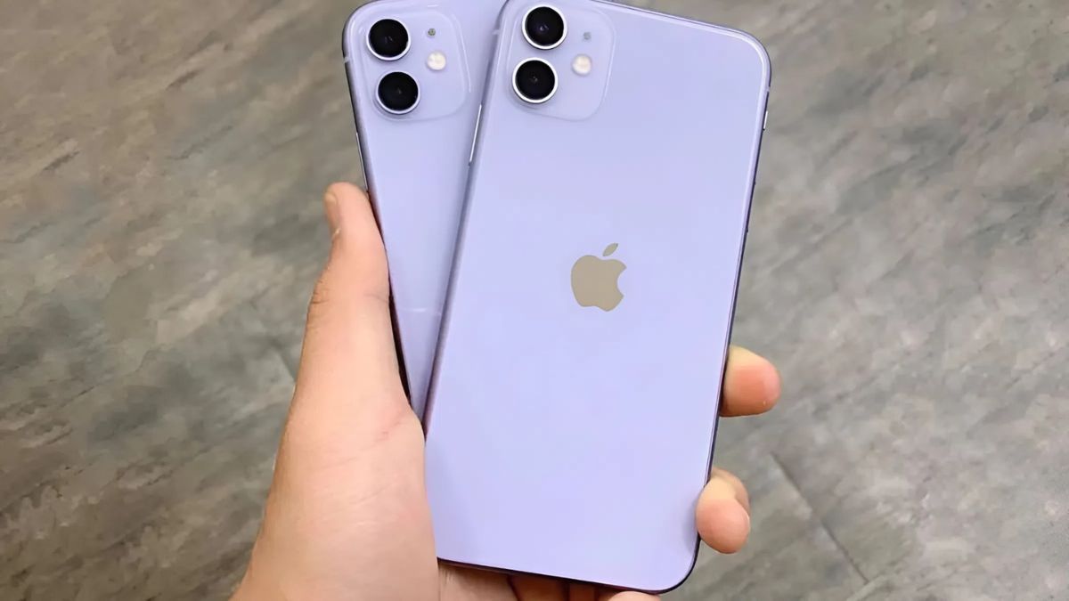 Màu tím nhạt trên iPhone 11 dễ bị nhầm là màu hồng