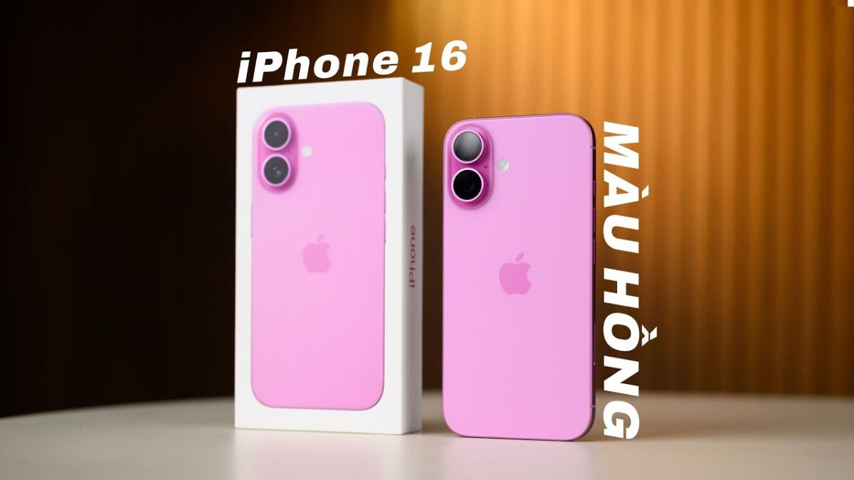iPhone 16 / 16 Plus có màu hồng thời thượng