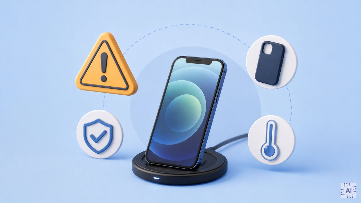 Những lưu ý khi dùng sạc không dây trên iPhone 12