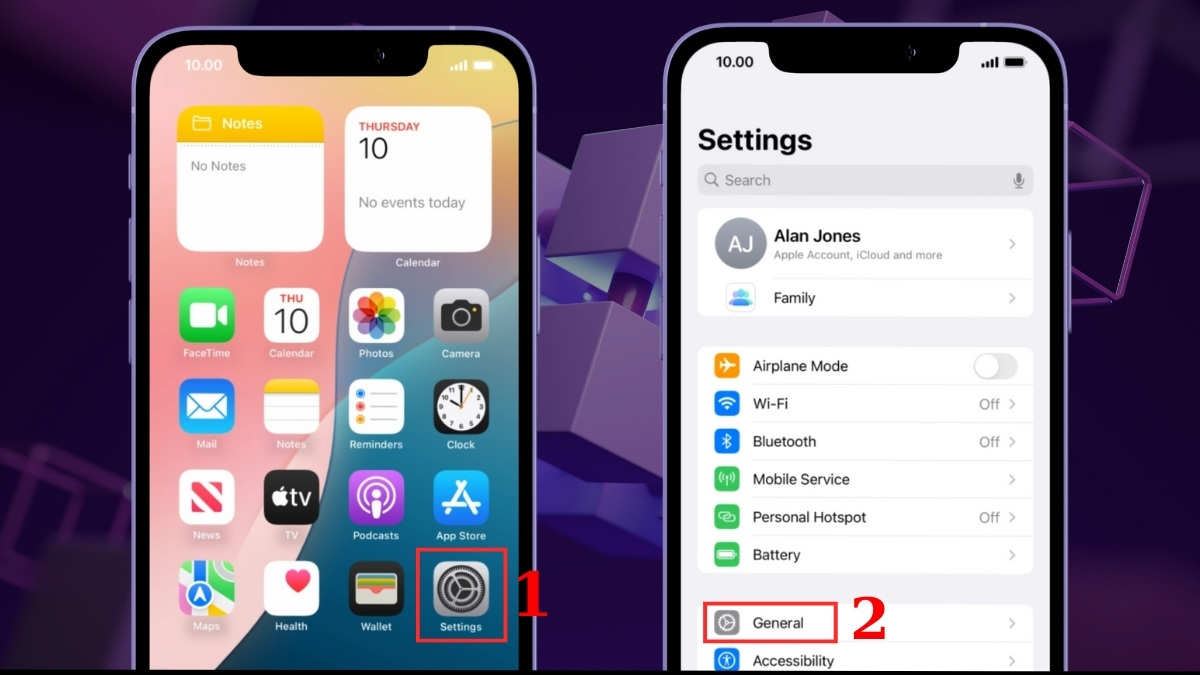 Khôi phục máy về cài đặt mặc định khi iPhone 12 Pro Max bị đơ màn hình - bước 1