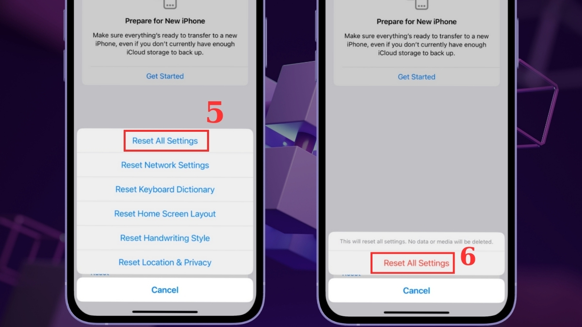Khôi phục máy về cài đặt mặc định khi iPhone 12 Pro Max bị đơ màn hình - bước 3