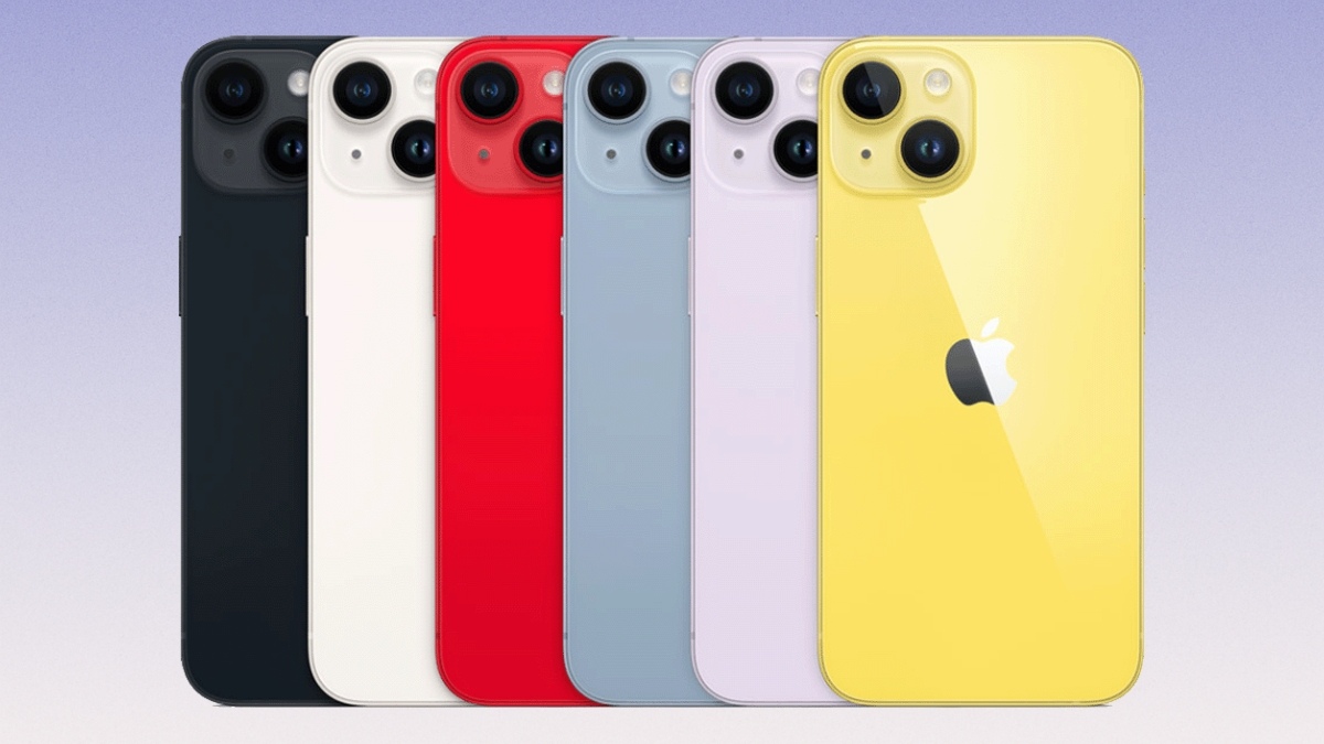 iPhone 14 thường không có màu hồng