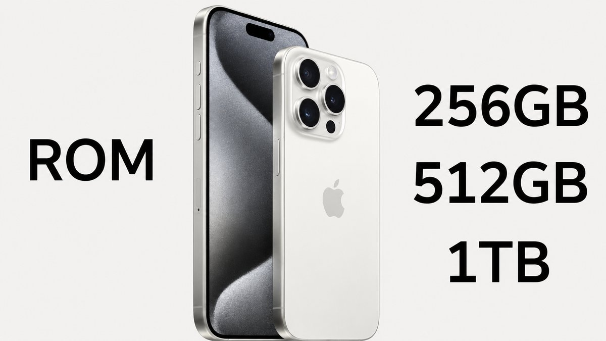 iPhone 15 Pro Max có 3 phiên bản bộ nhớ trong