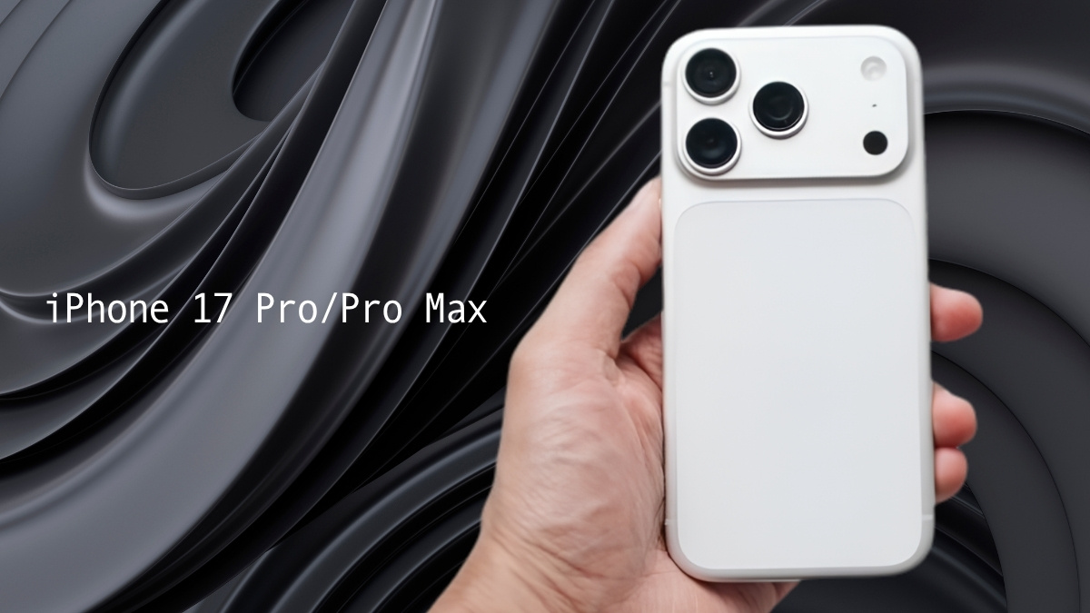 Phiên bản iPhone 17 Pro và Pro Max màu trắng bạc sang trọng