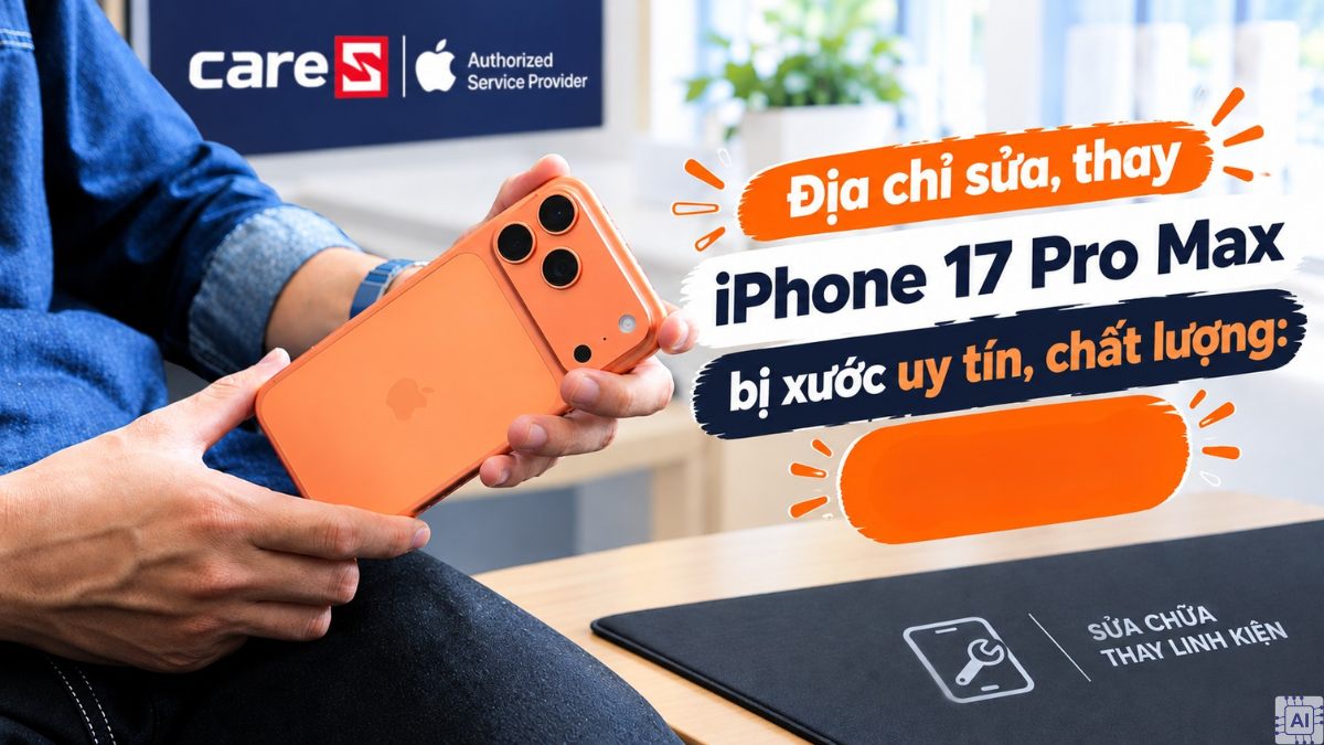 Địa chỉ sửa, thay iPhone 17 Pro Max bị xước uy tín, chất lượng