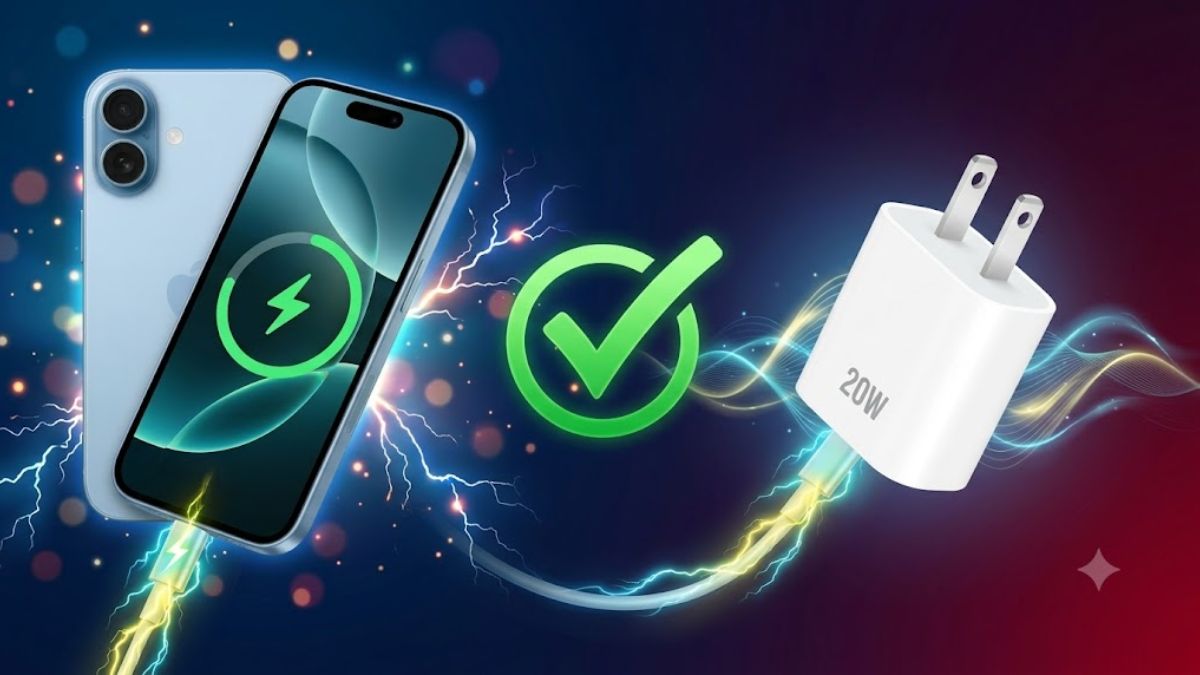 Khả năng tương thích của sạc 20W với iPhone 17