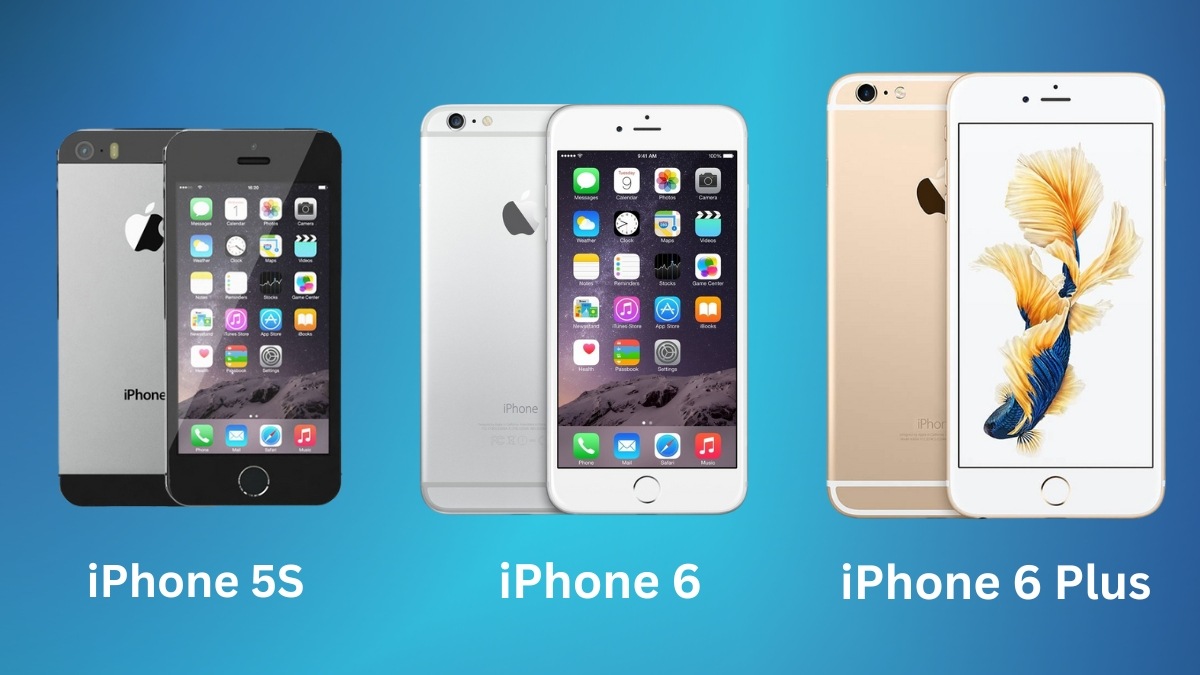 So sánh iPhone 6 với các đời iPhone cùng thời