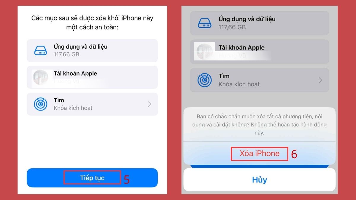 Khắc phục iPhone bị loạn cảm ứng bằng cách khôi phục cài đặt gốc - bước 3