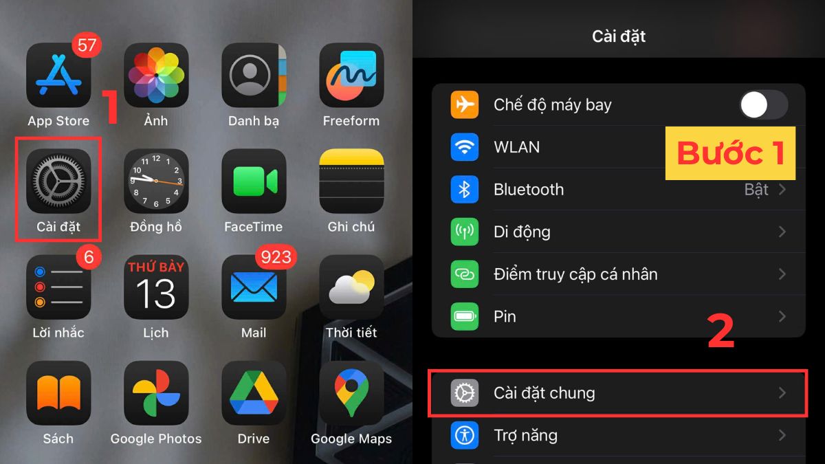 Cách nhận biết iPhone Bypass bằng cách khôi phục cài đặt gốc iPhone - bước 1