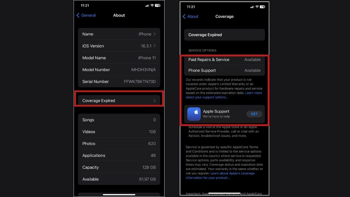 Cách kiểm tra linh kiện của iPhone cũ 99 - bước 3