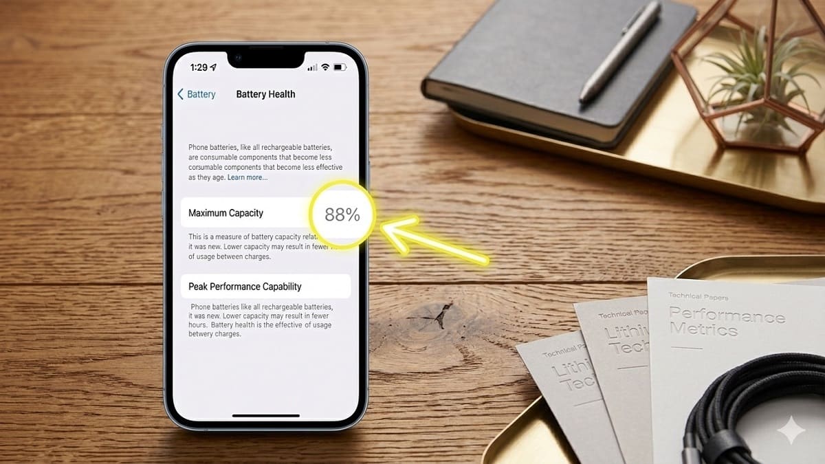 Pin của iPhone tụt theo từng mức độ năm sử dụng