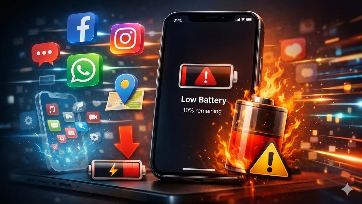 Ảnh hưởng từ các ứng dụng chạy ngầm và cập nhật iOS khiến iPhone bị tụt pin