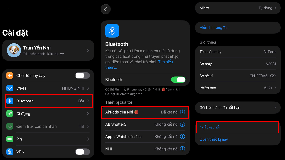 Kiểm tra lại Bluetooth để khắc phục lỗi loa trong iPhone