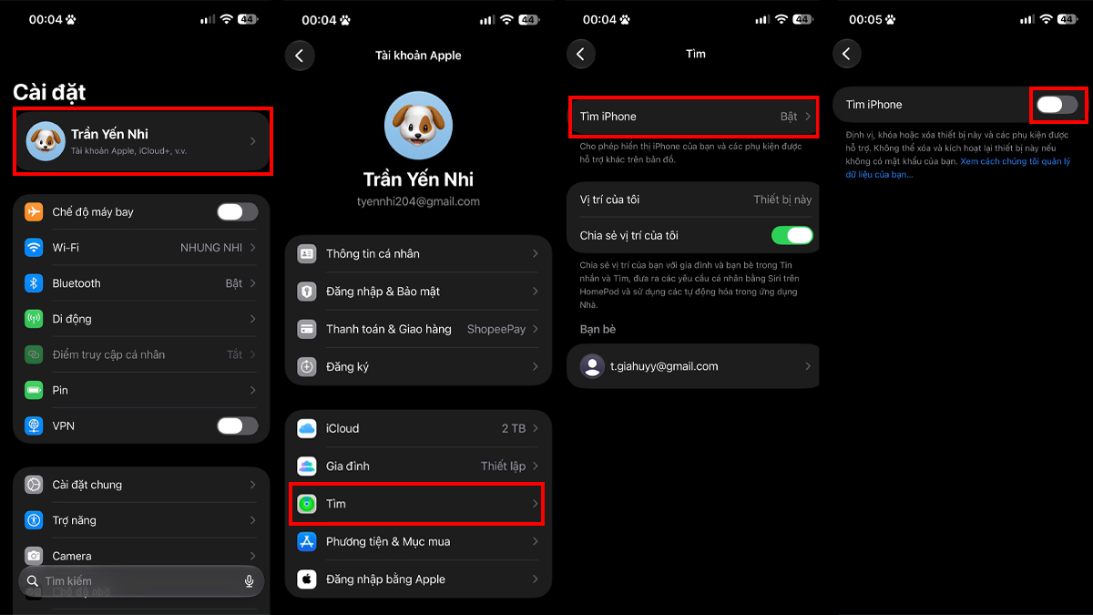 Restore lại iPhone để khắc phục lỗi loa trong Phone - bước 2
