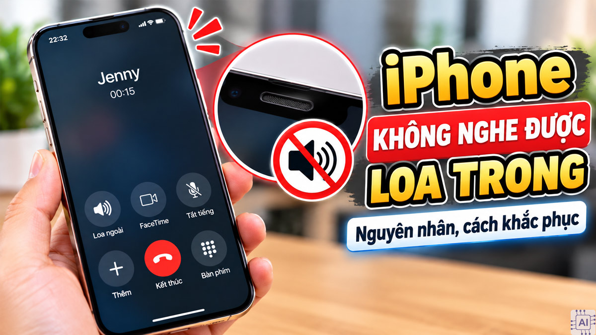iPhone không nghe được loa trong: Cách khắc phục hiệu quả