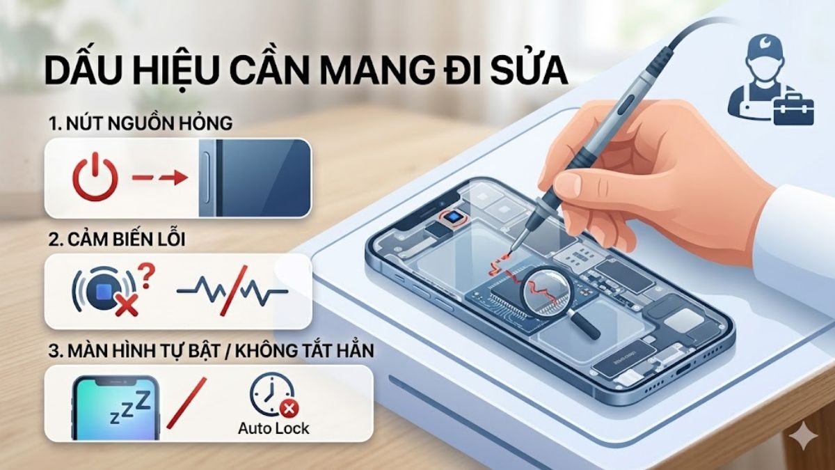 Thời điểm cần mang iPhone đi sửa