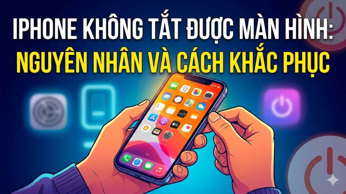 iPhone không tắt được màn hình: Nguyên nhân, cách khắc phục