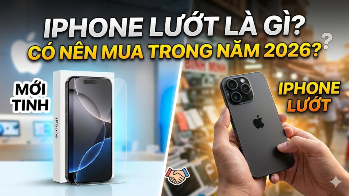 iPhone lướt là gì? Có nên mua iPhone lướt năm 2026 không?