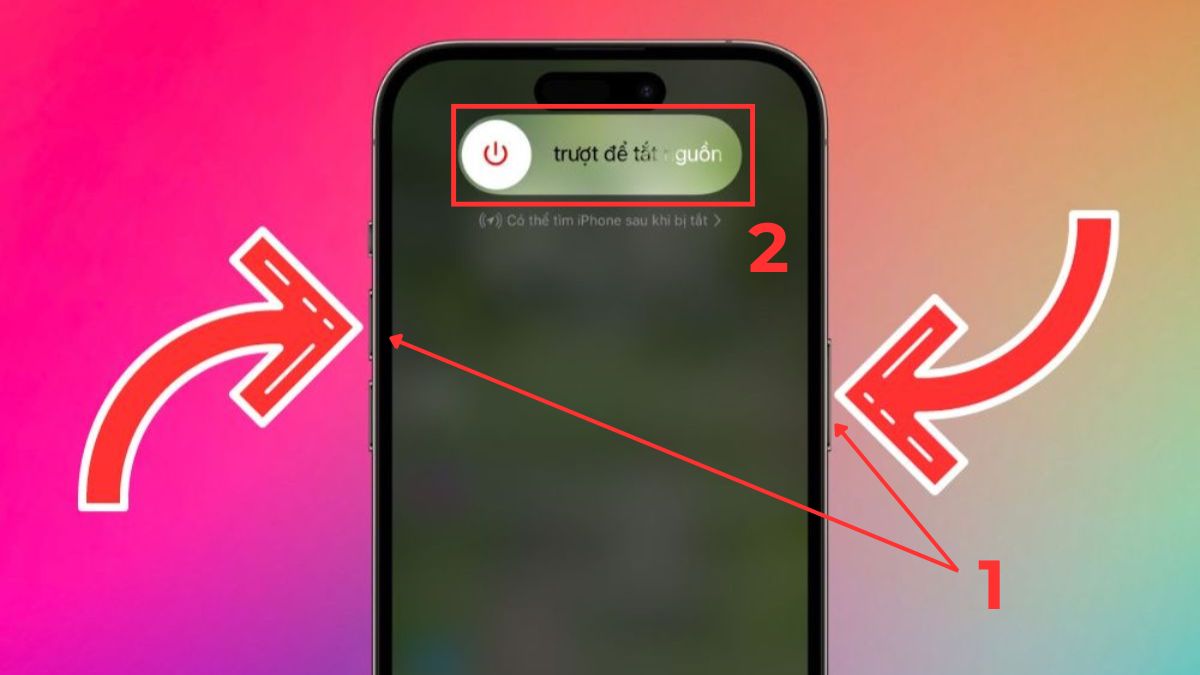 Khởi động iPhone để sửa lỗi iPhone mất True Tone