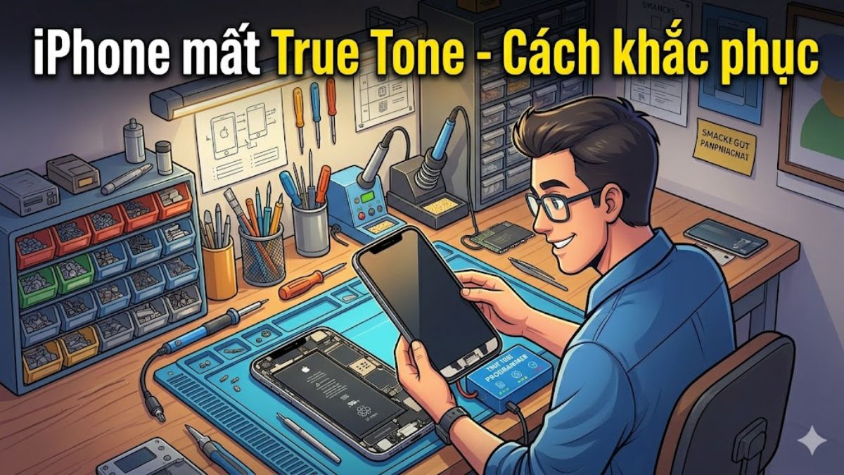 Vì sao iPhone mất True Tone? Cách khắc phục nhanh nhất