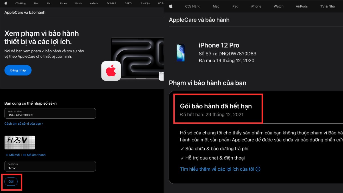 Cách kiểm tra iPhone trả bảo hành trước khi mua - kiểm tra IMEI - bước 4