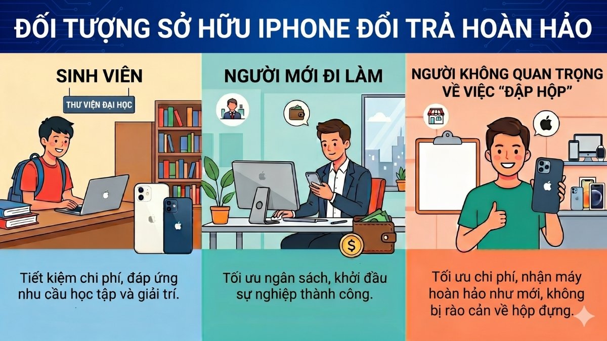 Đối tượng nên mua iPhone trả bảo hành