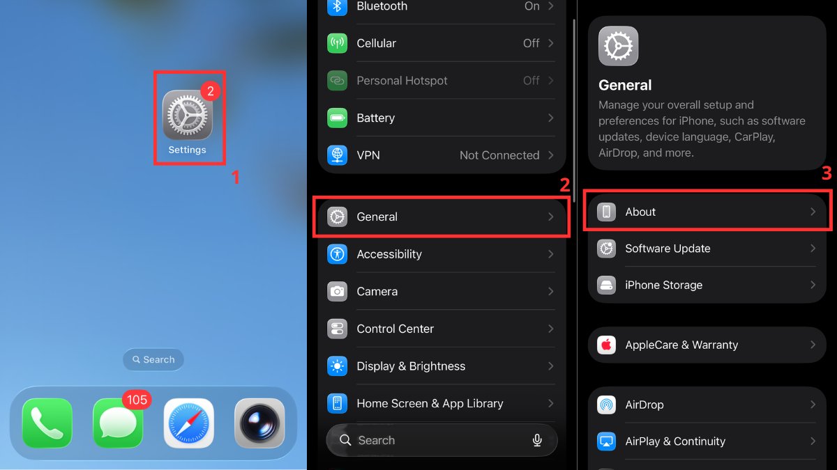 Cách kiểm tra iPhone trả bảo hành trước khi mua - kiểm tra thời gian bảo hành