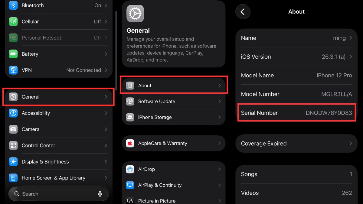 Cách kiểm tra iPhone trả bảo hành trước khi mua - kiểm tra IMEI - bước 1