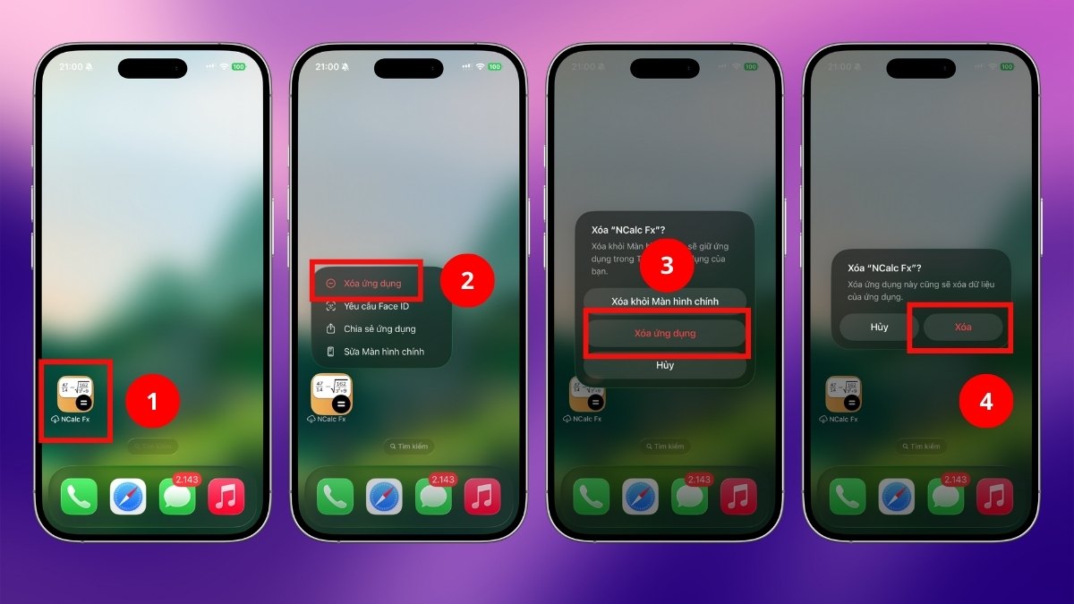 Gỡ bỏ ứng dụng ít dùng khi iPhone bị văng ứng dụng 