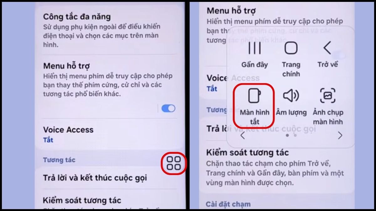 Cách khóa màn hình Samsung bằng phím Menu hỗ trợ - bước 4