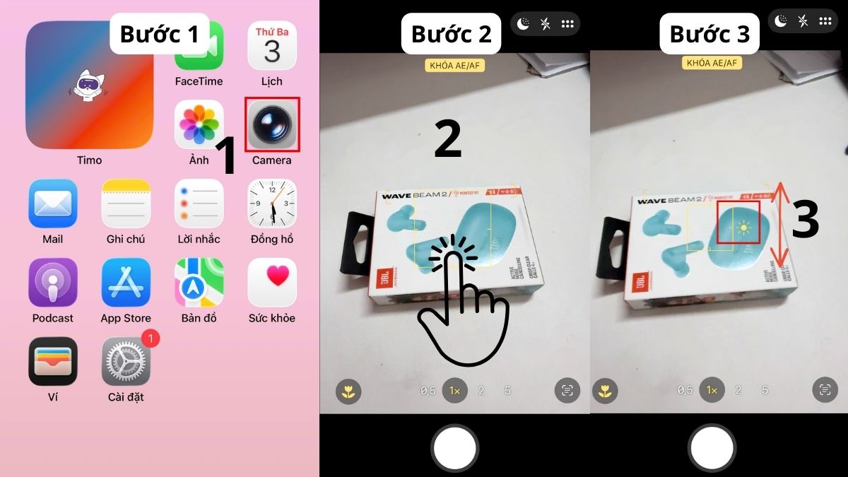 Cách chỉnh độ sáng camera iPhone chuyên nghiệp