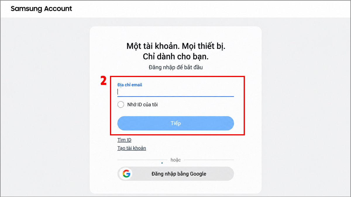 Reset điện thoại Samsung từ xa qua SmartThings Find - bước 2