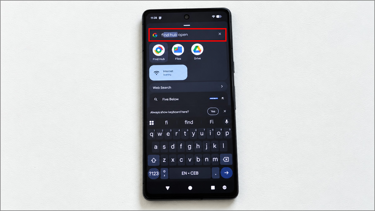 Xóa dữ liệu thiết bị bằng Google Find My Device - bước 1