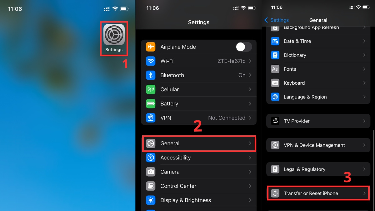 Cách khôi phục camera iPhone về mặc định bằng cách khôi phục tất cả cài đặt camera - bước 1