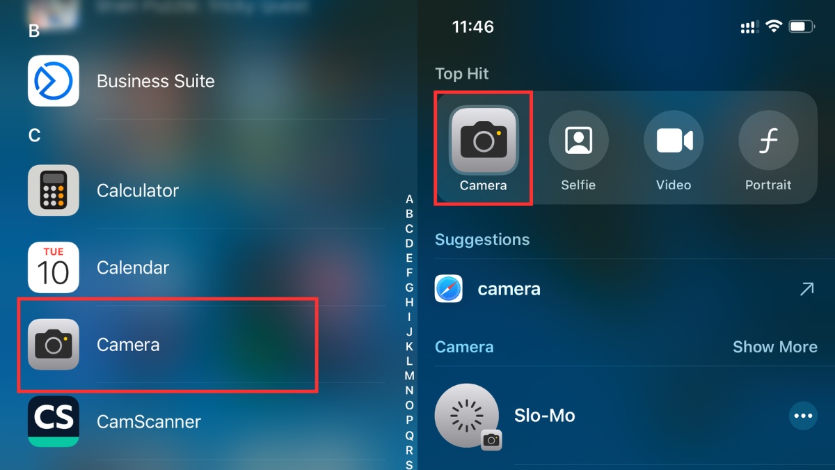 Cách khôi phục vị trí camera bị ẩn trên iPhone