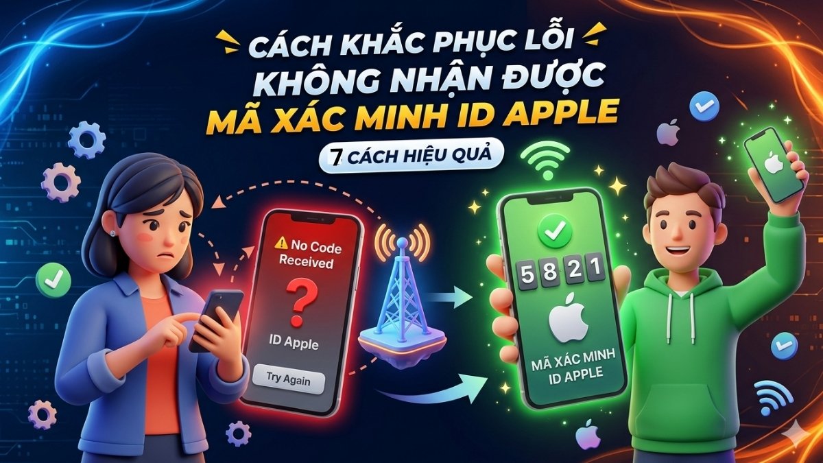 Cách khắc phục lỗi không nhận được mã xác minh ID Apple