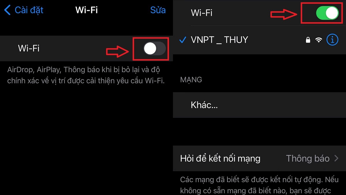 Khắc phục iPhone không xem được video trên iPhone trên Safari bằng cách kiểm tra đường truyền