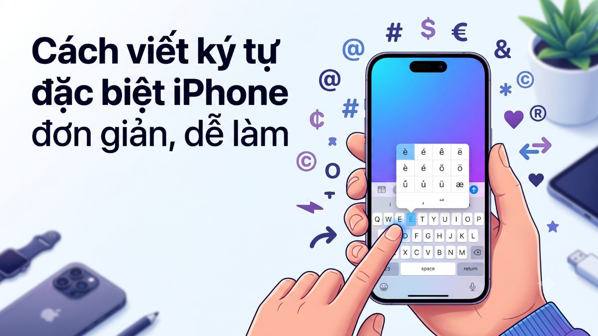 Cách viết ký tự đặc biệt iPhone đơn giản, dễ làm