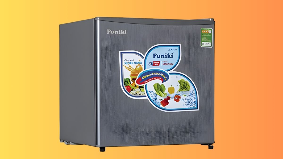 Kích thước tủ lạnh 1 cánh Funiki FR-51CD tủ mini 50 lít