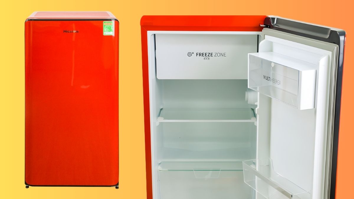 Kích thước tủ lạnh 1 cánh Hisense HR08DR/W 82 lít