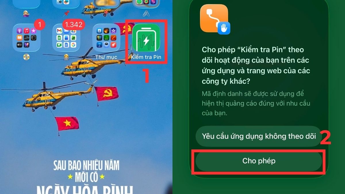 Sử dụng Battery Testing để kiểm tra độ chai pin điện thoại iPhone - bước 1