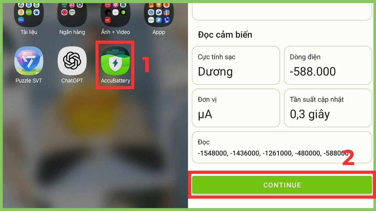 Sử dụng AccuBattery để kiểm tra độ chai pin điện thoại Android - bước 1