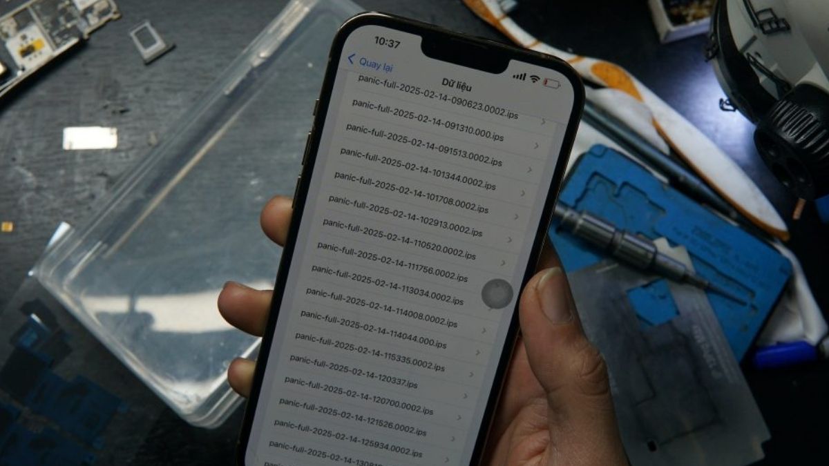 Tìm hiểu lỗi Reset Counter trên iPhone