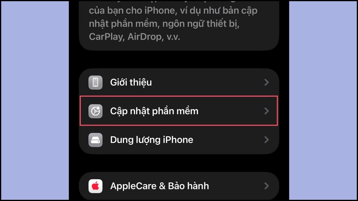 Cập nhật iOS mới để khắc phục loa iPhone 17 Pro Max - bước 2