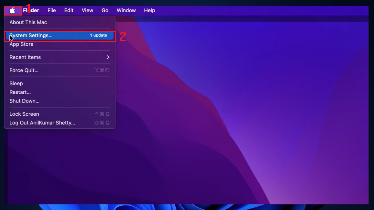 Khắc phục lỗi 4013 khi restore iPhone bằng cách kiểm tra cập nhật trên Mac - bước 1
