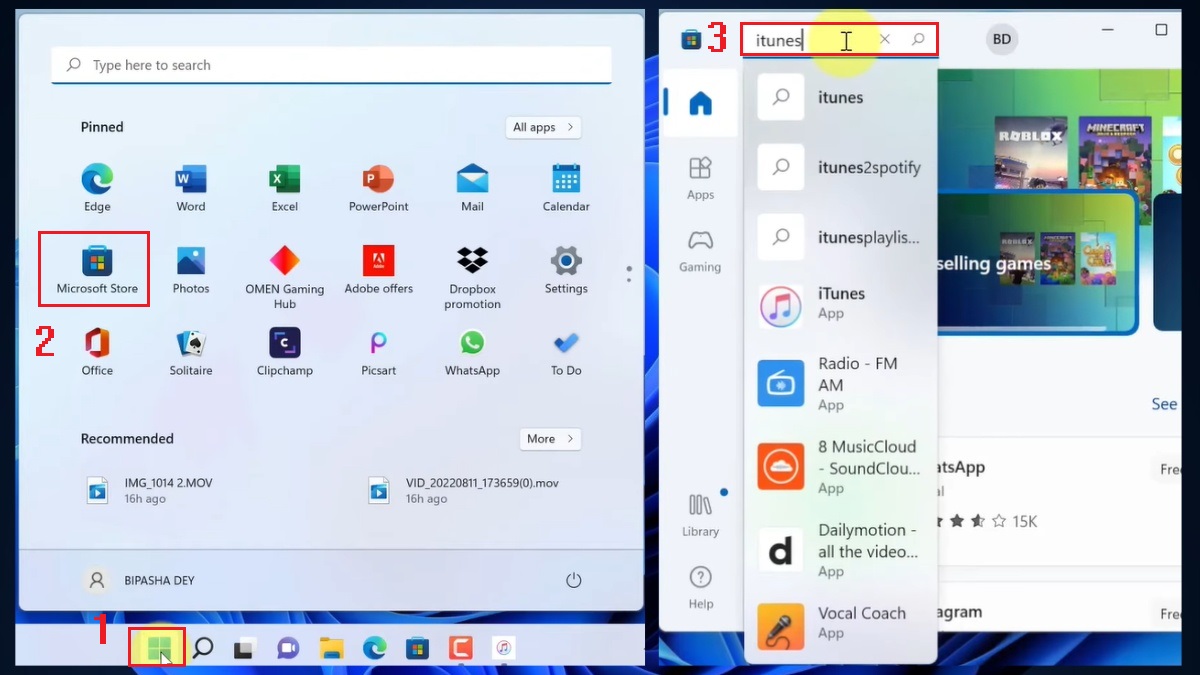Khắc phục lỗi 4013 khi restore iPhone bằng cách cập nhật iTunes trên Windows - bước 1,2,3