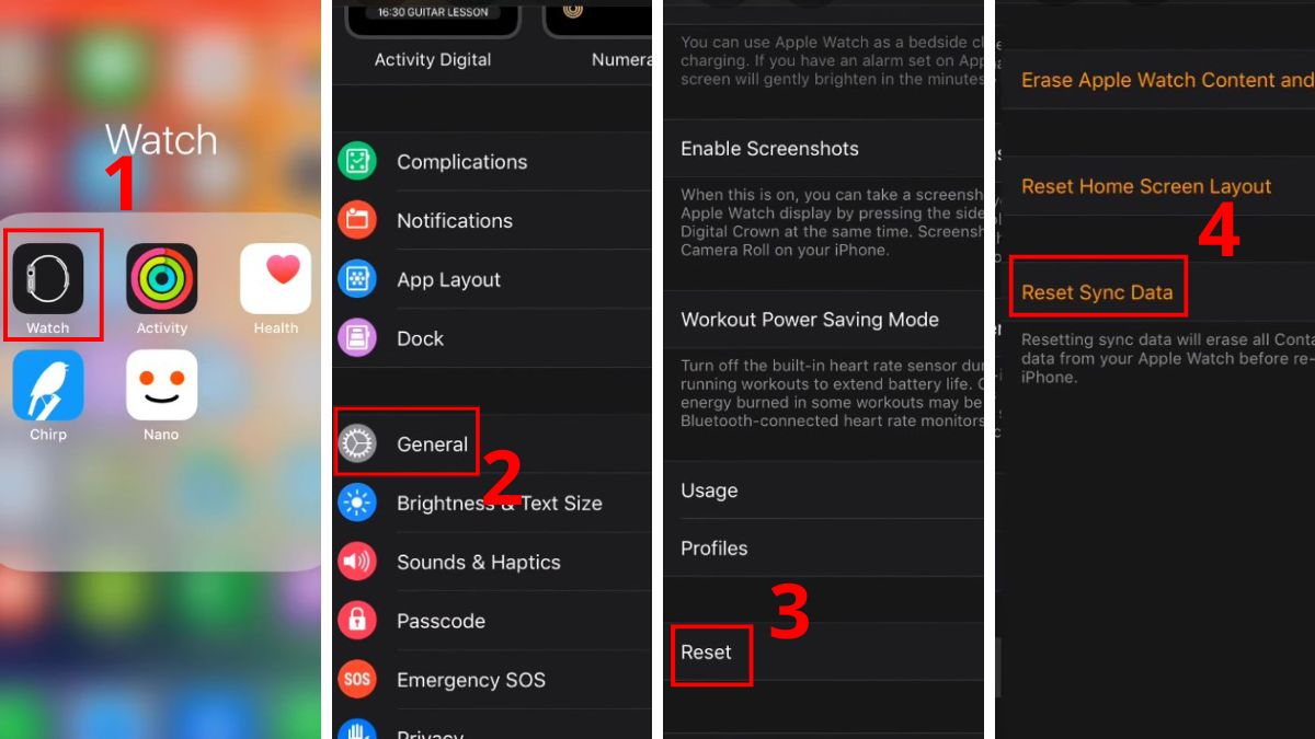 Lỗi không đồng bộ danh bạ trên Apple Watch