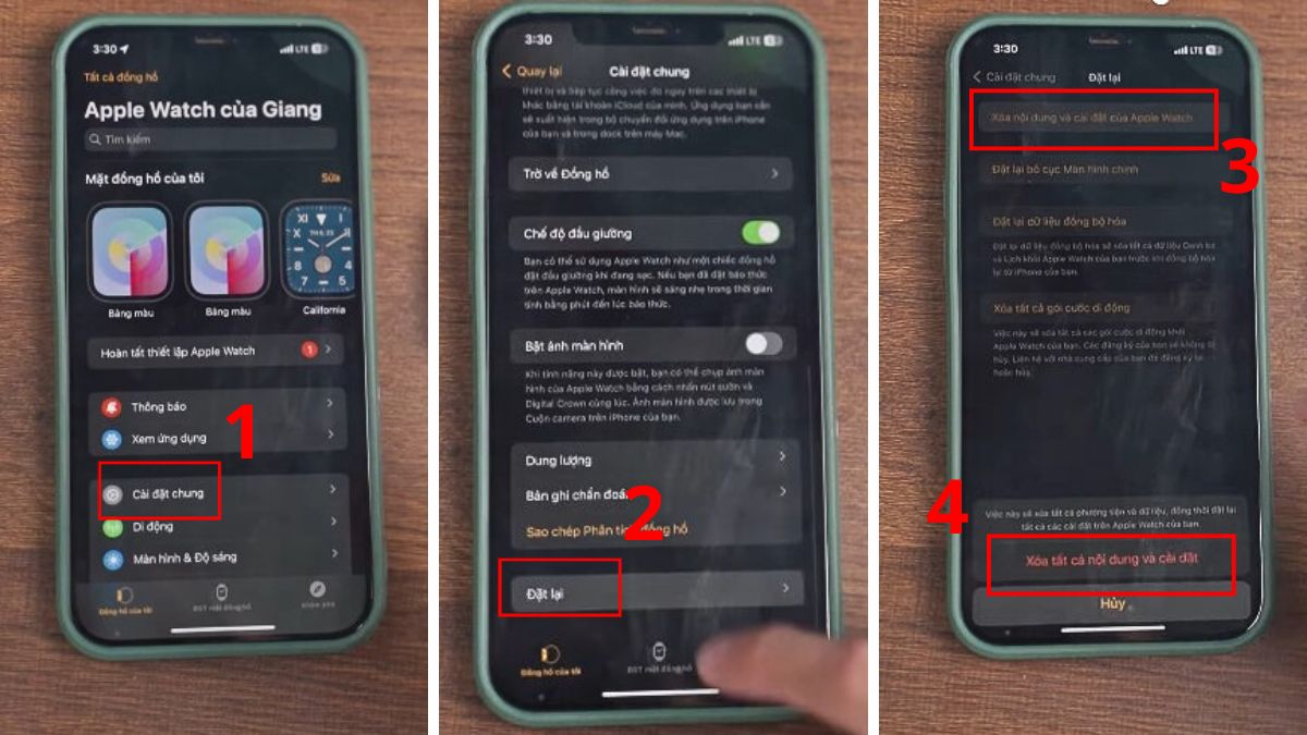Lỗi Apple Watch treo táo