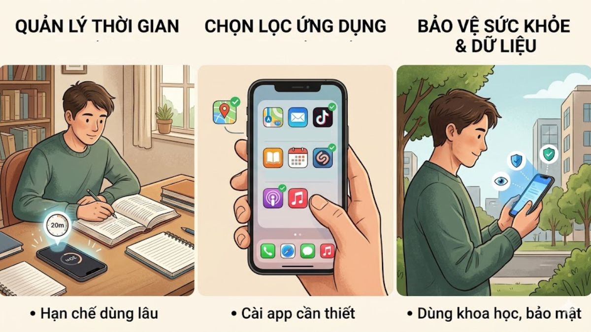 Cách sử dụng điện thoại thông minh hiệu quả